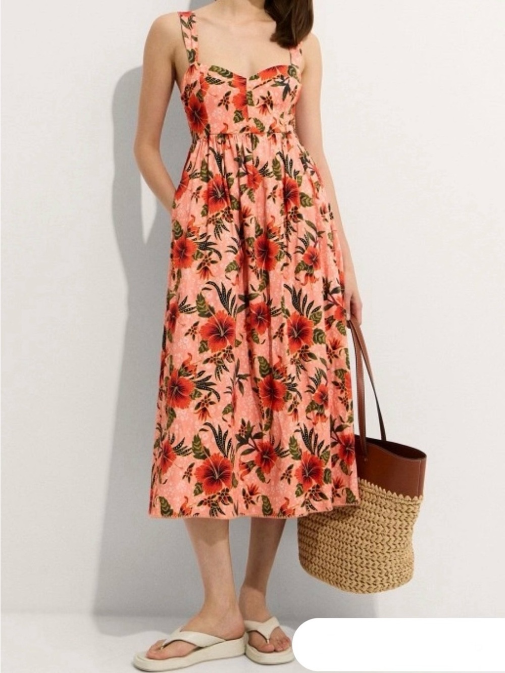 Maaji Kara dress Pink Hibiscus- Size Small